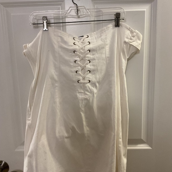 Wild Fable White Strapless Dress - Picture 2 of 4